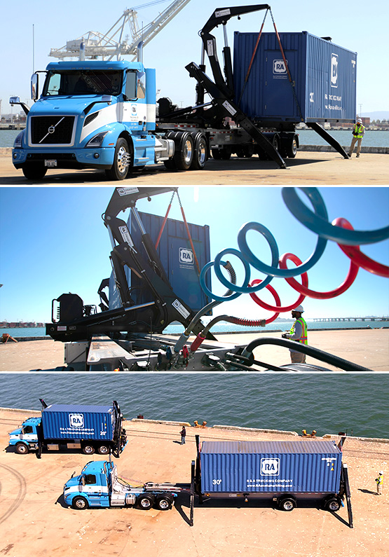 R&A Container Lifting - Side Loading Services